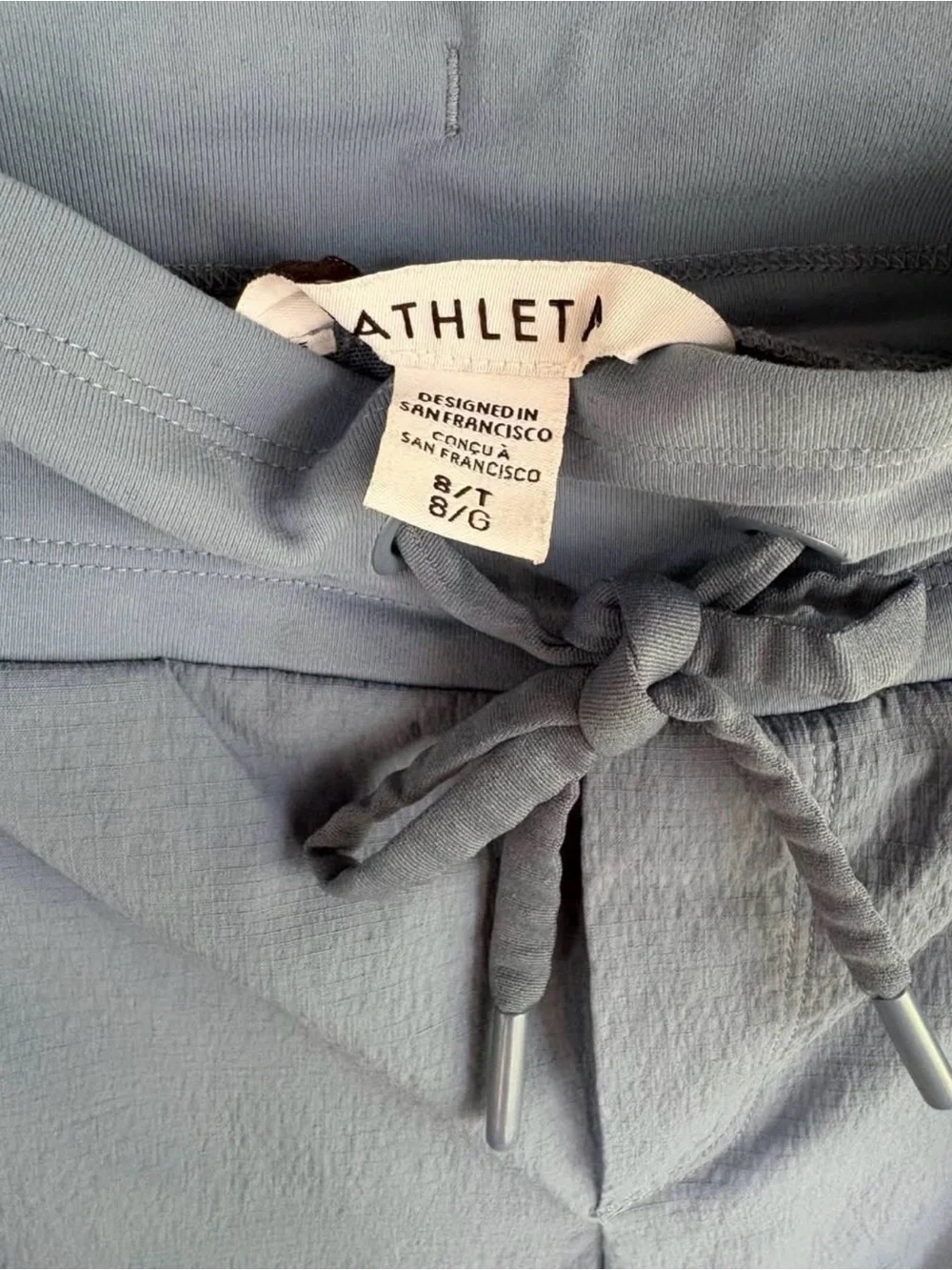 Athleta Trekkie North Jogger Pants Slate Blue Size 8 Tall (8/T)
